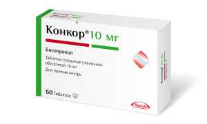Инструкция по применению таблеток от давления Конкор